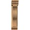 Ekena Millwork Funston Traditional Rough Sawn Bracket w/ Offset Brace, Western Red Cedar, 6"W x 20"D x 28"H BKT0604X20X28FST01RWR - alternate 3